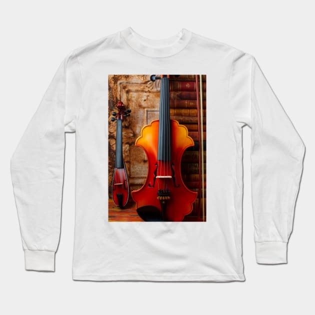 Baroque And Pocket Violins Long Sleeve T-Shirt by photogarry